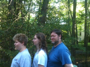 Alex, Daniel and Me, a couple Summers ago.